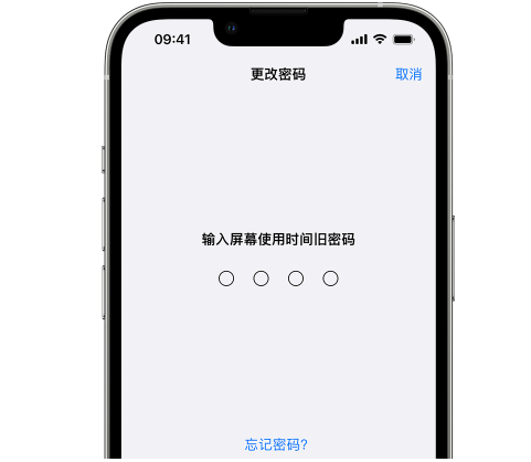 龙城iPhone屏幕维修分享iPhone屏幕使用时间密码忘记了怎么办 