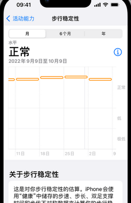 龙城iPhone手机维修如何在iPhone开启'步行稳定性通知'