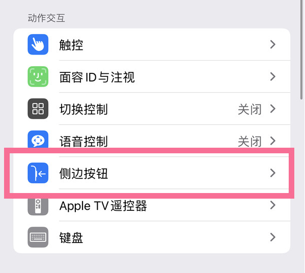 龙城苹果14维修店分享iPhone14 Plus侧键双击下载功能关闭方法 