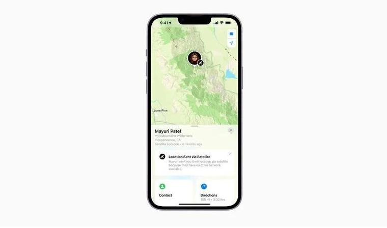 龙城苹果14维修分享iPhone14系列中 FindMy功能通过卫星分享位置方法教程 