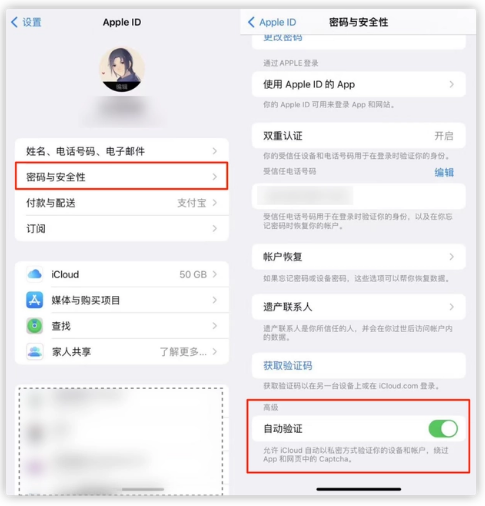 龙城苹果手机维修分享iOS 16 自动验证功能开启方法 