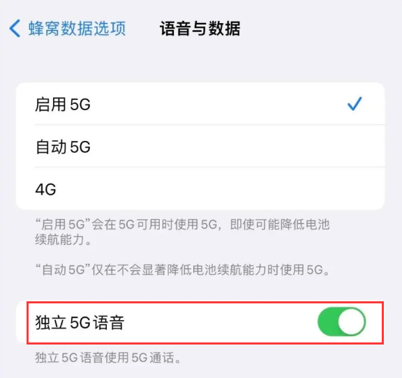 龙城苹果14维修分享iPhone 14 Pro如何开启VoNR 