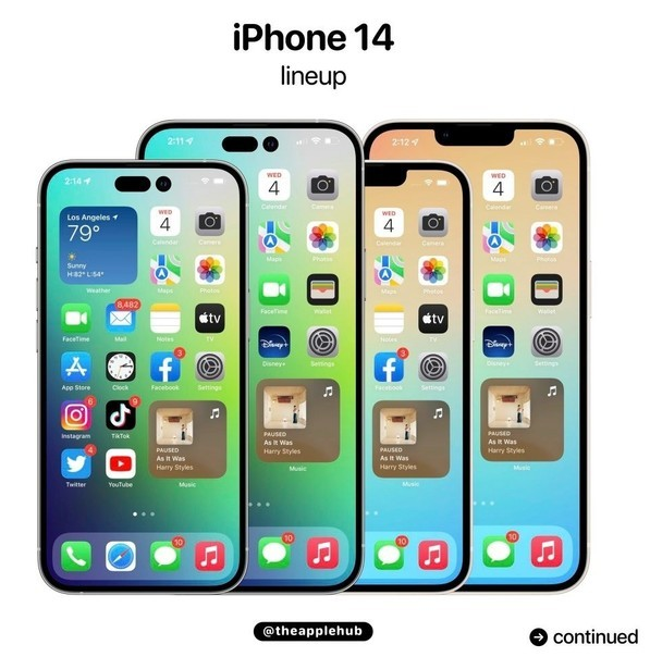 龙城苹果14维修分享iPhone 14全家福 
