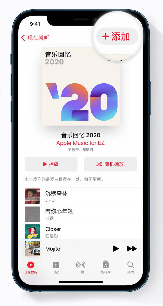 龙城苹果手机维修分享如何在 Apple Music 中查看过去一年听的歌 